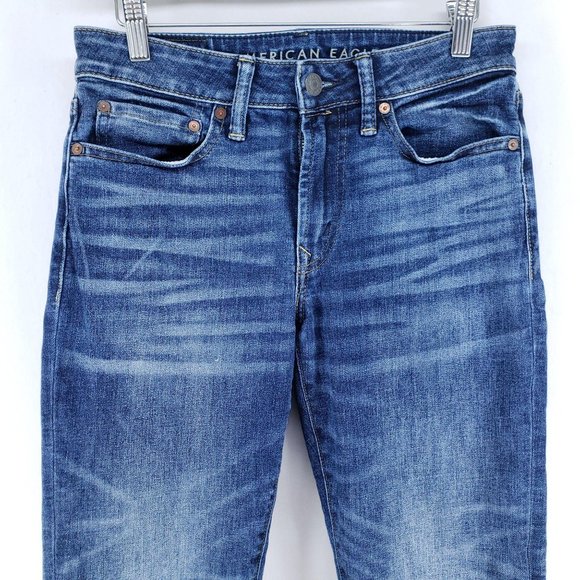 American Eagle Slim Straight Mens Jeans Size 28/30 - Picture 3 of 7